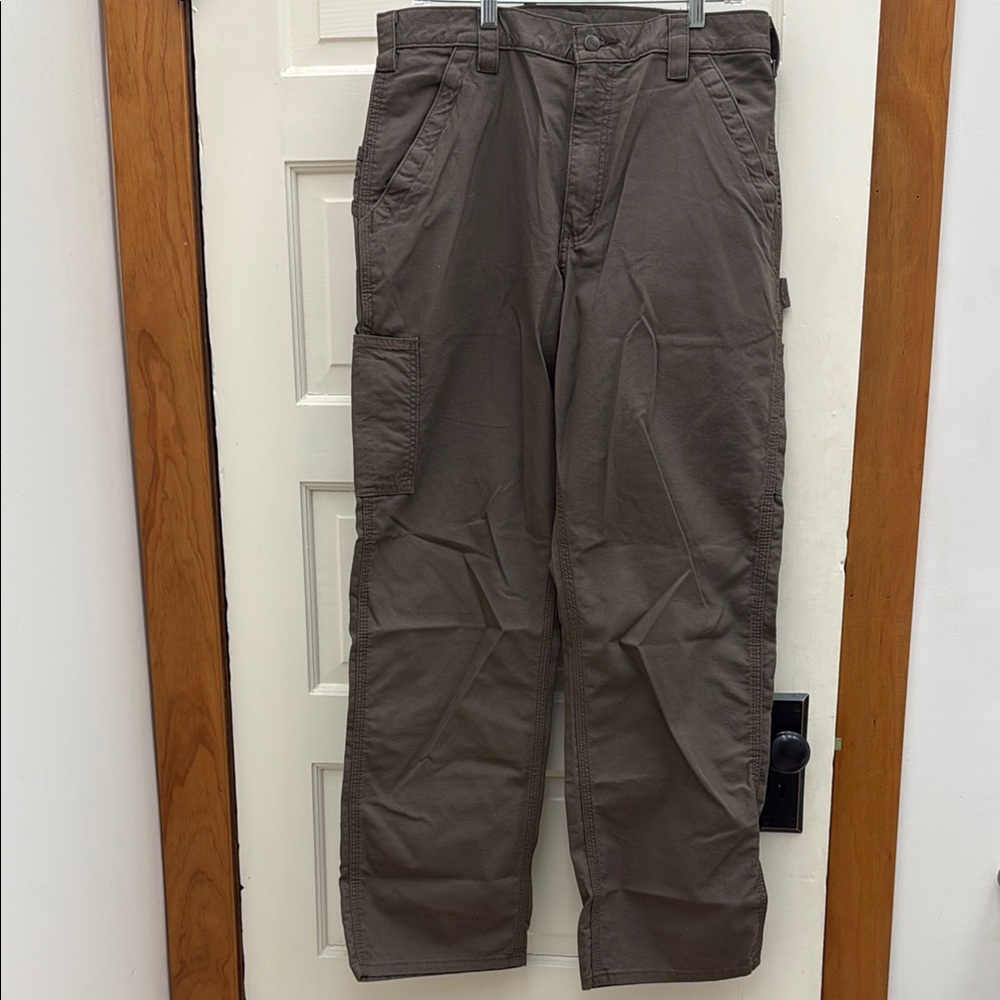 Carhartt loose fit canvas utility work pants 34x32 regular